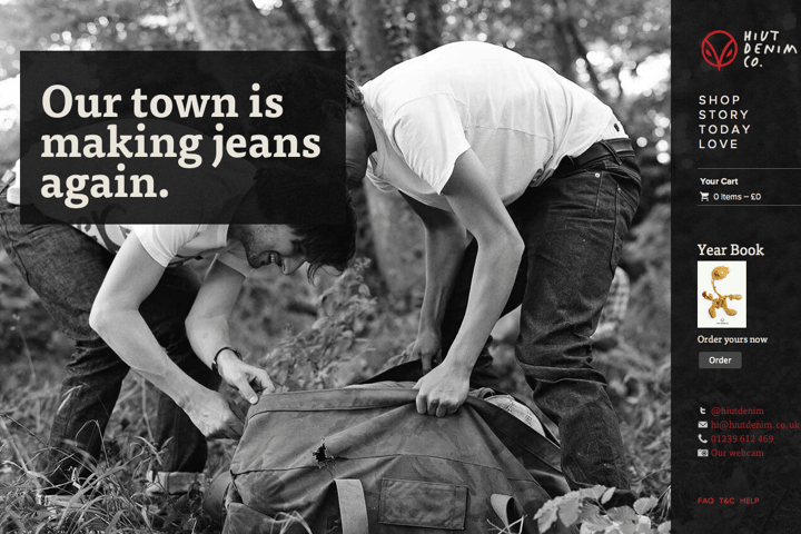 Hiut Denim website preview